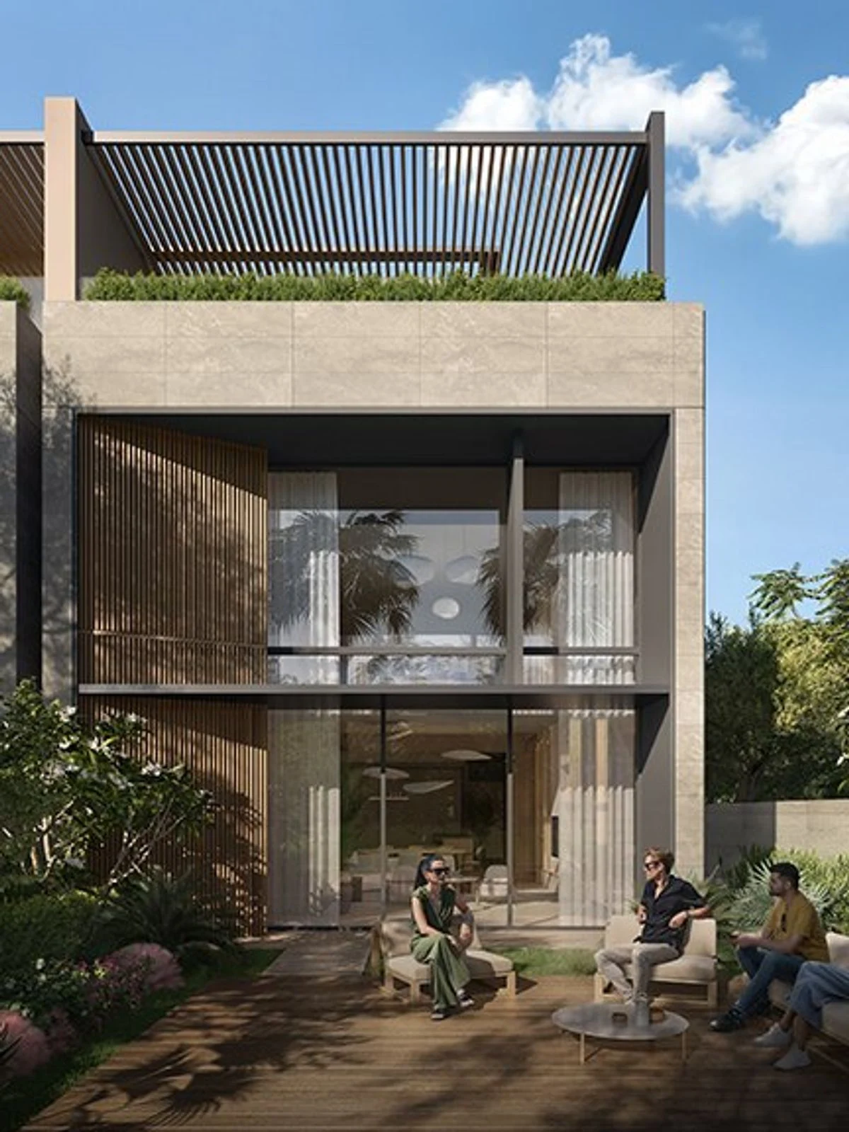 Amara: el exterior de una villa contemporánea, otro de los proyectos presentados en Cannes.